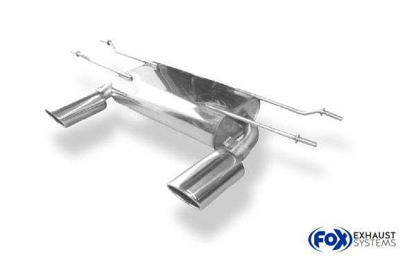 Endschalldämpfer quer Ausgang rechts/links - 1x115x85 Typ 32 rechts/links passend für: Mazda MX5 ND